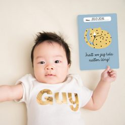 Babykort Ögonblickskort till bebisar och nyfödda present babyshower från Isaform