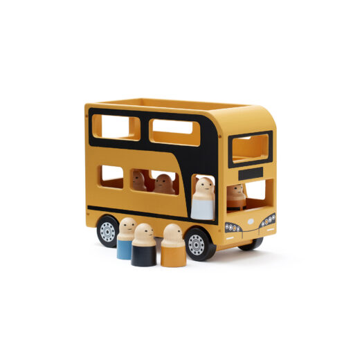 Dubbeldäckare buss i trä från Kids Concept